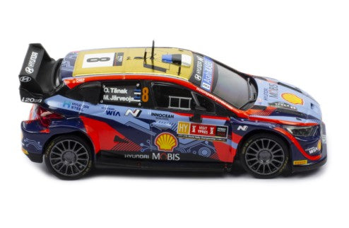 2022 Hyundai i20 N Rally 1 Nº8 Tanak/Jarveoja Ganador Rally Ypres Bélgica 1:43 IXO Models RAM872.22
