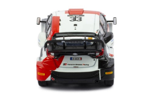 2022 Toyota GR Yaris Rally1 Nº33 Evans/Martin Rally Ypres 1:43 IXO Models RAM873.22