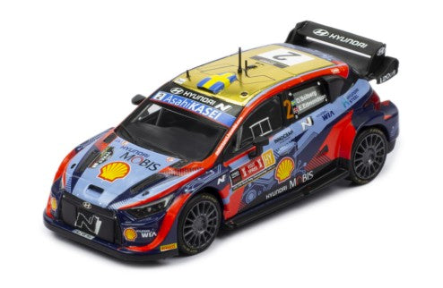 2022 Hyundai i20 N Rally 1 Nº2 Solberg/Edmondson Rally Ypres 1:43 IXO Models RAM875.22