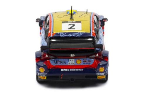 2022 Hyundai i20 N Rally 1 Nº2 Solberg/Edmondson Rally Ypres 1:43 IXO Models RAM875.22