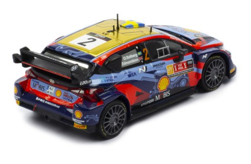 2022 Hyundai i20 N Rally 1 Nº2 Solberg/Edmondson Rally Ypres 1:43 IXO Models RAM875.22