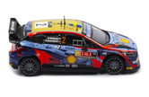 2022 Hyundai i20 N Rally 1 Nº2 Solberg/Edmondson Rally Ypres 1:43 IXO Models RAM875.22