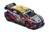 2022 Hyundai i20 N Rally 1 Nº2 Solberg/Edmondson Rally Ypres 1:43 IXO Models RAM875.22