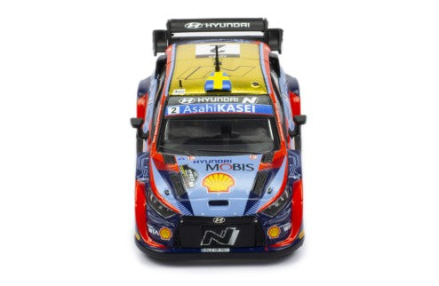 2022 Hyundai i20 N Rally 1 Nº2 Solberg/Edmondson Rally Ypres 1:43 IXO Models RAM875.22