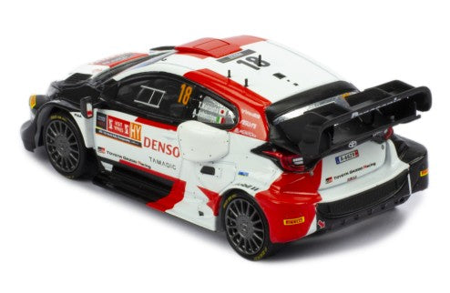 2022 Toyota GR Yaris Rally 1 Nº18 Katsuta/Johnston Rally Ypres 1:43 IXO Models RAM876.22