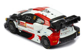 2022 Toyota GR Yaris Rally 1 Nº18 Katsuta/Johnston Rally Ypres 1:43 IXO Models RAM876.22