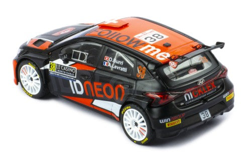 2023 Hyundai i20 N Rally2 Nº38 Burri/Levratti Rallye Monte Carlo 1:43 IXO Models RAM891.22