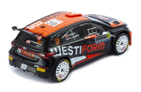 2023 Hyundai i20 N Rally2 Nº38 Burri/Levratti Rallye Monte Carlo 1:43 IXO Models RAM891.22