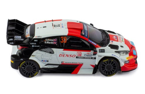 2023 Toyota GR Yaris Rally1 Hybrid Nº33 Evans/Martin Ganador Rally Croacia 1:43 IXO Models RAM902.22