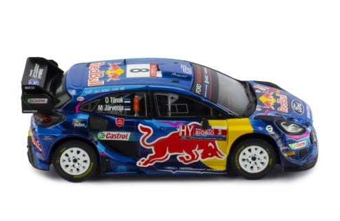 2023 Ford Puma Rally1 Nº8 Tänak/Järveoja Ganador Rally Chile 1:43 IXO Models RAM906.22