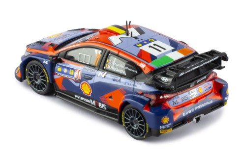 2023 Hyundai i20 N Rally1 Nº11 Neuville/Wydaeghe Ganador Rally Centroeuropeo 1:43 IXO Models RAM909.22