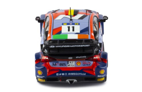 2023 Hyundai i20 N Rally1 Nº11 Neuville/Wydaeghe Ganador Rally Centroeuropeo 1:43 IXO Models RAM909.22