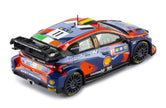 2023 Hyundai i20 N Rally1 Nº11 Neuville/Wydaeghe Ganador Rally Centroeuropeo 1:43 IXO Models RAM909.22