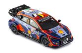2023 Hyundai i20 N Rally1 Nº11 Neuville/Wydaeghe Ganador Rally Centroeuropeo 1:43 IXO Models RAM909.22