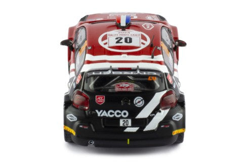 2024 Citroen C3 Rally2 Nº20 Rossel/Dunand Rally Monte Carlo 1:43 IXO Models RAM916.22