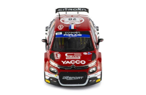 2024 Citroen C3 Rally2 Nº20 Rossel/Dunand Rally Monte Carlo 1:43 IXO Models RAM916.22