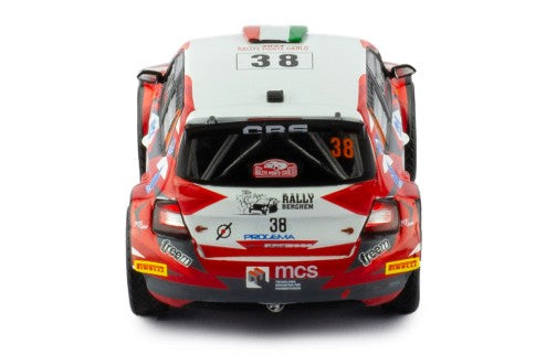 2024 Skoda Fabia Rally2 Nº38 Locatelli/Tiraboschi Rally Monte Carlo 1:43 IXO Models RAM921SPLQ.22