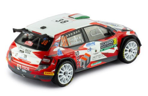 2024 Skoda Fabia Rally2 Nº38 Locatelli/Tiraboschi Rally Monte Carlo 1:43 IXO Models RAM921SPLQ.22