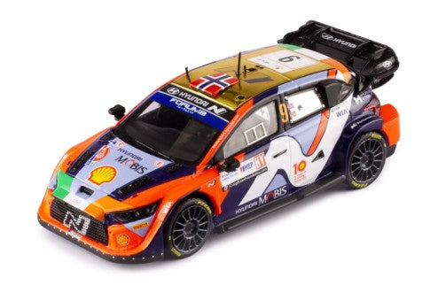 2024 Hyundai i20 N Rally1 Hybrid Nº9 Mikkelsen/Eriksen Rally Croacia 1:43 IXO Models RAM933C.22