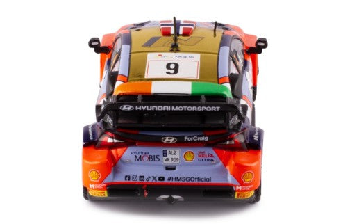 2024 Hyundai i20 N Rally1 Hybrid Nº9 Mikkelsen/Eriksen Rally Croacia 1:43 IXO Models RAM933C.22
