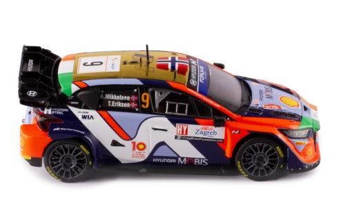 2024 Hyundai i20 N Rally1 Hybrid Nº9 Mikkelsen/Eriksen Rally Croacia 1:43 IXO Models RAM933C.22