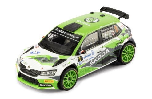 2021 Skoda Fabia RS Rally2 Nº1 Kopecký/Hloušek Rally Bohemia 1:43 IXO Models RAM934LQ.22
