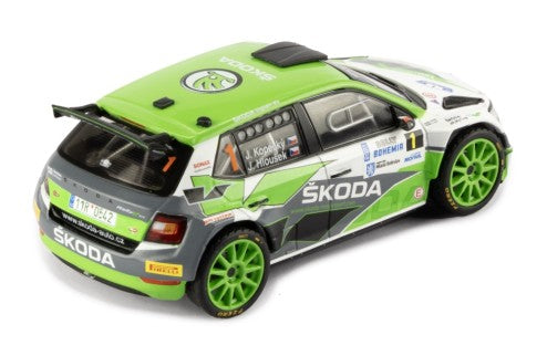2021 Skoda Fabia RS Rally2 Nº1 Kopecký/Hloušek Rally Bohemia 1:43 IXO Models RAM934LQ.22