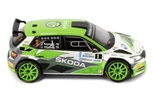 2021 Skoda Fabia RS Rally2 Nº1 Kopecký/Hloušek Rally Bohemia 1:43 IXO Models RAM934LQ.22