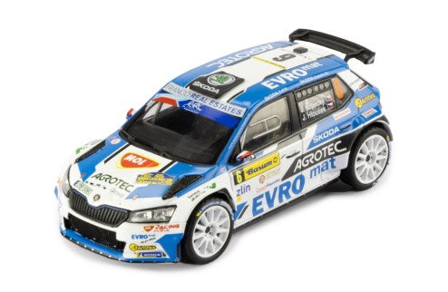 2021 Skoda Fabia Rally2 EVO Nº6 Kopecký/Hloušek Ganador Rally Barum Zlin 1:43 IXO Models RAM935LQ.22