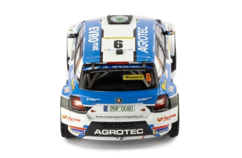 2021 Skoda Fabia Rally2 EVO Nº6 Kopecký/Hloušek Ganador Rally Barum Zlin 1:43 IXO Models RAM935LQ.22