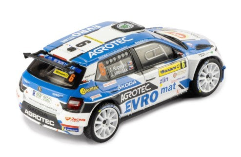 2021 Skoda Fabia Rally2 EVO Nº6 Kopecký/Hloušek Ganador Rally Barum Zlin 1:43 IXO Models RAM935LQ.22