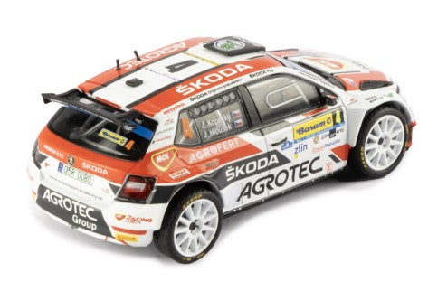 2022 Skoda Fabia Rally2 EVO Nº4 Kopecký/Hloušek Ganador Rally Barum Zlin 1:43 IXO Models RAM936LQ.22