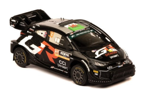 2024 Toyota Yaris Rally1 Hybrid Nº33 Evans/Martin Rally Safari Kenia 1:43 IXO Models RAM937C.22