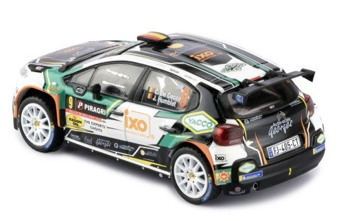2024 Citroen C3 Rally2 Nº9 De Cecco/Humblet Rallye de Wallonie 1:43 IXO Models RAM942.22