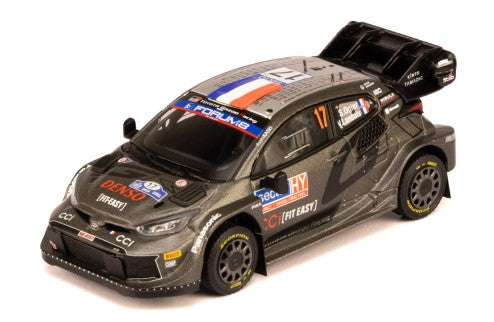 2024 Toyota GR Yaris Rally1 Hybrid Rally WM Nº17 S.Ogier/V.Landais Ganador Rally Finlandia 1:43 IXO Models RAM945.22