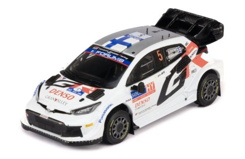 2024 Toyota GR Yaris Rally1 Hybrid Rally WM Nº5 S.Pajari/E.Mälkönen Rally Finlandia 1:43 IXO Models RAM946.22