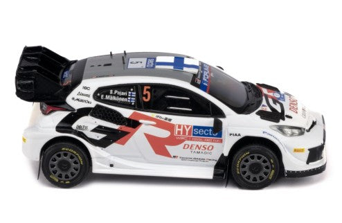 2024 Toyota GR Yaris Rally1 Hybrid Rally WM Nº5 S.Pajari/E.Mälkönen Rally Finlandia 1:43 IXO Models RAM946.22