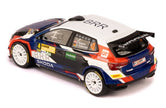 2024 Skoda Fabia Rally2 WRC Nº4 S.Wagner/H.Ostlender Rally de Lavanttal 1:43 IXO Models IXORAM950.22