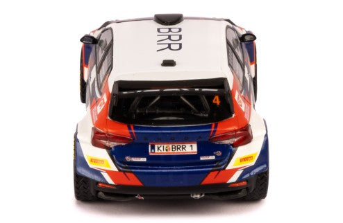 2024 Skoda Fabia Rally2 WRC Nº4 S.Wagner/H.Ostlender Rally de Lavanttal 1:43 IXO Models IXORAM950.22