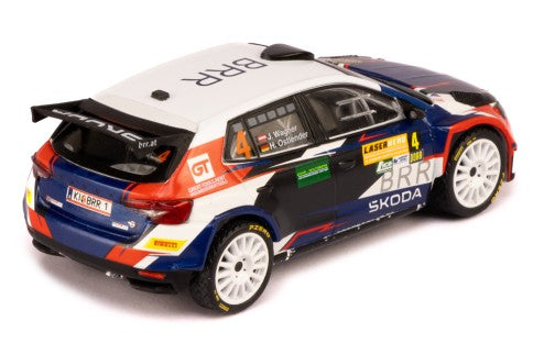 2024 Skoda Fabia Rally2 WRC Nº4 S.Wagner/H.Ostlender Rally de Lavanttal 1:43 IXO Models IXORAM950.22