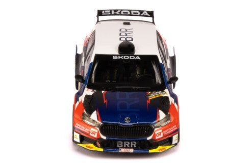 2024 Skoda Fabia Rally2 WRC Nº4 S.Wagner/H.Ostlender Rally de Lavanttal 1:43 IXO Models IXORAM950.22