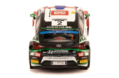 2023 Hyundai i20 N Rally2 ERC Nº2 H.Paddon/J.Kennard Rally Sierras de Fafe y Campeones del ERC 1:43 IXO Models RAM952A.22