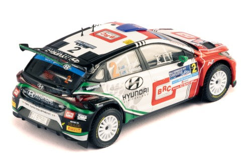 2023 Hyundai i20 N Rally2 ERC Nº2 H.Paddon/J.Kennard Rally Sierras de Fafe y Campeones del ERC 1:43 IXO Models RAM952A.22