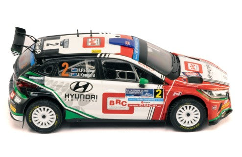 2023 Hyundai i20 N Rally2 ERC Nº2 H.Paddon/J.Kennard Rally Sierras de Fafe y Campeones del ERC 1:43 IXO Models RAM952A.22
