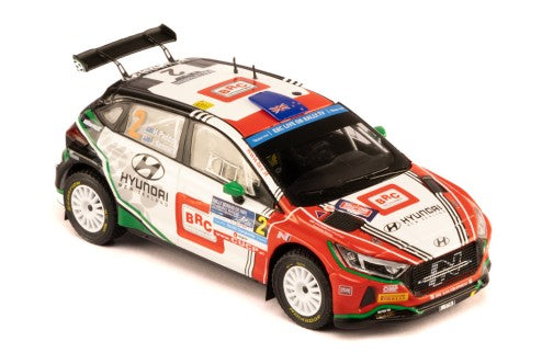 2023 Hyundai i20 N Rally2 ERC Nº2 H.Paddon/J.Kennard Rally Sierras de Fafe y Campeones del ERC 1:43 IXO Models RAM952A.22