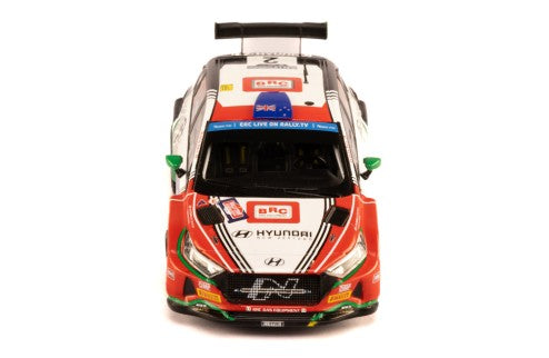 2023 Hyundai i20 N Rally2 ERC Nº2 H.Paddon/J.Kennard Rally Sierras de Fafe y Campeones del ERC 1:43 IXO Models RAM952A.22