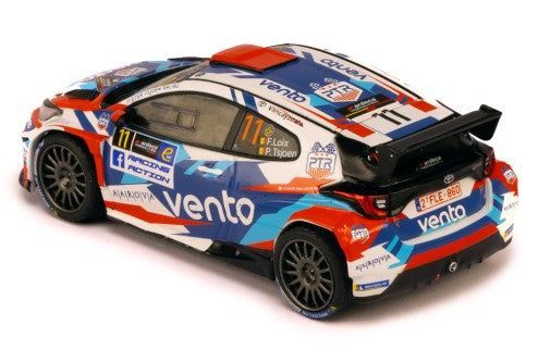 2024 Toyota GR Yaris Rally2 Nº11 Loix/Tsjoen Rally de Ypres 1:43 IXO Models RAM960.22