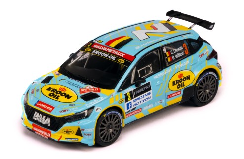 2024 Hyundai i20 N Rally2 Nº3 Cherain/Withers Ganadores del Rally de Spa 1:43 IXO Models IXORAM964.22