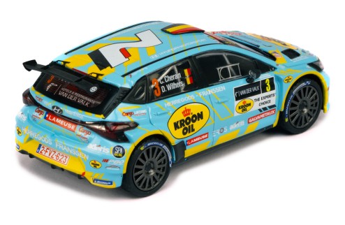 2024 Hyundai i20 N Rally2 Nº3 Cherain/Withers Ganadores del Rally de Spa 1:43 IXO Models IXORAM964.22