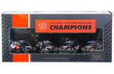2024 Toyota GR Yaris Rally1 Hybrid Expositor con 4 Modelos Ganador WRC 1:43 IXO Models RAM966SET